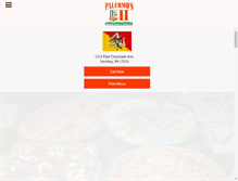 Tablet Screenshot of palermospizzahershey.com